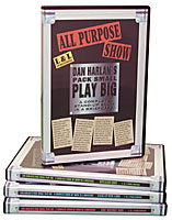 Dan Harlan's Pack Small  Play Big 1- 4 DVD Set