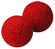 1.75\" Crochet Balls (Red) by Uday