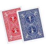 Double Back Bicycle Cards Blue - Red x 5